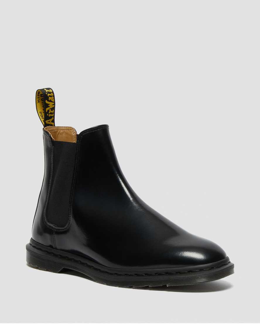 Dr. Martens Graeme II Smooth Nahka Miesten Chelsea Nilkkurit - Mustat Nilkkurit [687-AQDLIK]